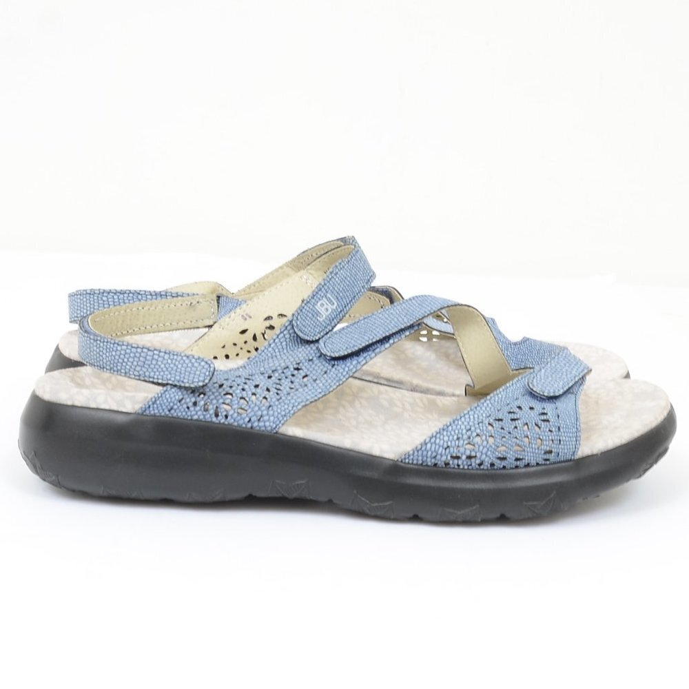 JBU by Jambu Sweet Pea Women's 11 Hook &‎ Loop Memory Foam Comfort Sandals Flat